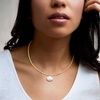 image:imageRossSimons 900 Carat BezelSet Oval CZ Pendant Necklace in 18kt Gold Over SterlingCubic Zirconia
