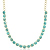 image:imageRossSimons Turquoise Necklace in 18kt Gold Over Sterling 18 inches