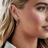 image:imageRossSimons 250 ct tw Garnet InsideOutside Hoop Earrings in Sterling Silver