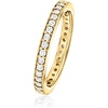 image:imageRossSimons 050 ct tw LabGrown Diamond Eternity Band in 18kt Gold Over SterlingDiamond