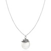 image:imageRossSimons 13mm Cultured Baroque Coin Pearl Pendant Necklace