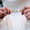 image:imageRossSimons Italian 18kt Gold Over Sterling Layering Clasp