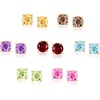 image:imageRossSimons 700 ct tw MultiGemstone Jewelry Set 7 Pairs Of Stud Earrings in 18kt Gold Over Sterling