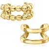 image:imageRossSimons Italian 18kt Gold Over Sterling Jewelry Set 2 Single Ear Cuffs