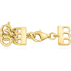 image:imageRossSimons Italian 18kt Gold Over Sterling Layering Clasp