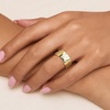 image:imageRossSimons Italian 14kt Yellow GoldPlated MixedShape Ring With 10 ct tw CzsCubic Zirconia