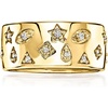 image:imageRossSimons Italian 14kt Yellow GoldPlated MixedShape Ring With 10 ct tw CzsCubic Zirconia