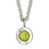 image:imageRossSimons Zina Sterling Silver Sahara 50 Carat Peridot Pendant Necklace 17 inches