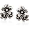 image:imageZina Sterling Silver Hibiscus Floral Cluster Earrings