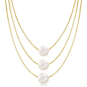 image:imageRossSimons 995mm Cultured Pearl 3Strand Layered Necklace20 Inches