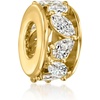 image:imageRossSimons 100 ct tw MultiShaped LabGrown Diamond Bead Charm in 18kt Gold Over Sterling