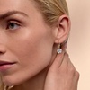 image:imageRossSimons 625 ct tw CZ Drop Earrings in 18kt Gold Over Sterling
