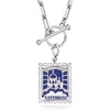 image:imageRossSimons Lapis Santorini Stamp Charm in Sterling Silver
