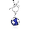 image:imageRossSimons Lapis and Sterling Silver Globe Charm