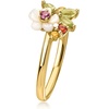 image:imageRossSimons MotherOfPearl and 28 ct tw MultiGemstone Flower Ring in 18kt Gold Over SterlingCitrine