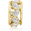 image:imageRossSimons 100 ct tw MultiShaped LabGrown Diamond Bead Charm in 18kt Gold Over Sterling