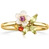 image:imageRossSimons MotherOfPearl and 28 ct tw MultiGemstone Flower Ring in 18kt Gold Over SterlingCitrine