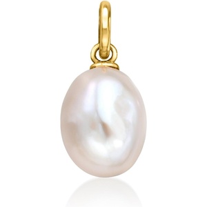 image:imagePure Collection by RossSimons 775mm Cultured Oval Pearl Charm in 14kt Yellow Gold