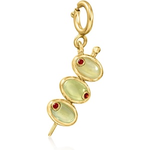image:imageRossSimons 190 ct tw Peridot Olives Charm With Garnets in 18kt Gold Over Sterling