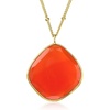 image:imageRossSimons Carnelian Necklace in 18kt Gold Over Sterling 18 inches