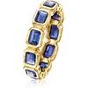 image:imagePure Collection by RossSimons 230 ct tw LabGrown Sapphire Eternity Band in 18kt Gold Over SterlingCreated Sapphire