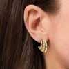 image:imageRossSimons 200 ct tw White Topaz Convertible MultiHoop Earrings in 18kt Gold Over Sterling