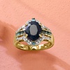 image:imageRossSimons 360 Carat Sapphire and 40 ct tw London Blue Topaz Ring With 22 ct tw Diamonds in 14kt Yellow GoldSapphire