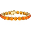 image:imageRossSimons Amber Tennis Bracelet in 18kt Gold Over SterlingAmber