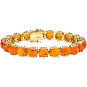 image:imageRossSimons Amber Tennis Bracelet in 18kt Gold Over SterlingAmber