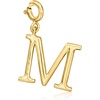 image:imageRossSimons W  18kt Gold Over Sterling Initial Charm