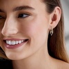 image:imageRossSimons Italian 14kt 2Tone Gold TripleOval Hoop Earrings