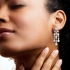 image:imageRossSimons RhodiumPlated Chandelier Earrings With 1030 ct tw Czs