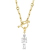 image:imageRossSimons Sterling Silver and 18kt Gold Over Sterling Skeleton Charm