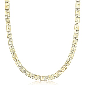 image:imageRossSimons Italian 14kt Yellow GoldPlated Greek Key NecklaceNo Gemstone