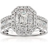 image:imageRossSimons 150 ct tw LabGrown Diamond Cluster Ring in Sterling SilverDiamond