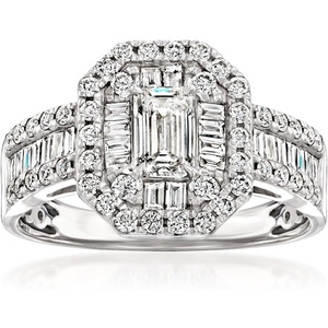 image:imageRossSimons 150 ct tw LabGrown Diamond Cluster Ring in Sterling SilverDiamond