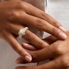 image:imageRossSimons 060 ct tw White and Yellow Diamond Heart Ring in Sterling Silverdiamondcolored
