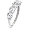 image:imageRossSimons 200 ct tw CZ 5Stone Ring in Sterling SilverCubic Zirconia