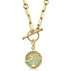 image:imageRossSimons Aventurine Tree Of Life Charm in 18kt Gold Over Sterling