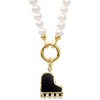 image:imageRossSimons Onyx Piano Charm With Enamel in 18kt Gold Over Sterling