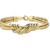image:imageRossSimons Italian Flex Knot Bracelet With 18kt Gold Over Sterlingno gemstone